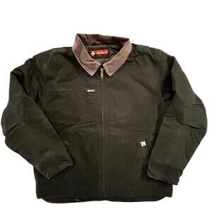 Dri Duck Kenworth XL -M black work Chore American canvas jacket corduroy cotton